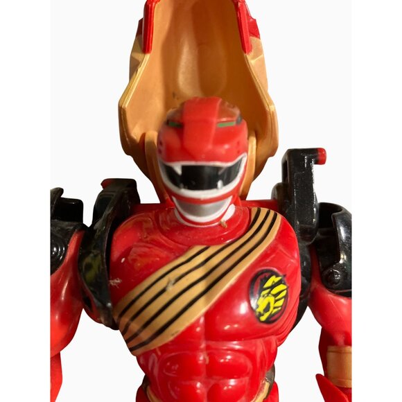 Bandai Power Rangers Wild Force Red Lion Ranger Action Figure No Legs 2001 - Picture 2 of 5